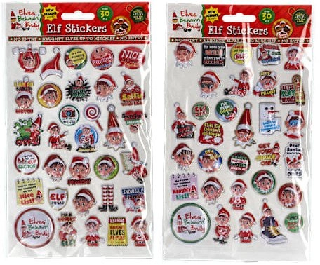 Puffy Elf Stickers 30 pcs 2