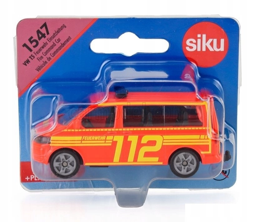 Siku VW T5 Fire Command Car