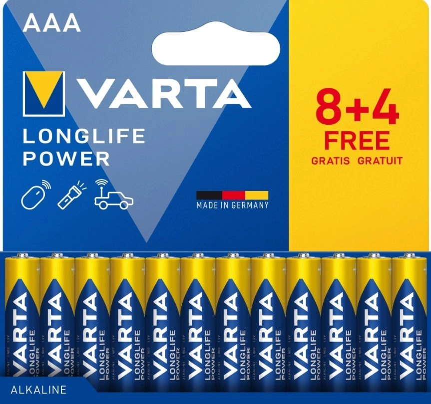 VARTA Longlife Power AAA Pack 12