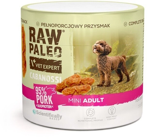 VetExpert Raw Paleo Cabanossi pork mini