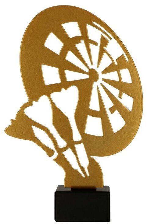 Victoria Sport Metalowe trofeum z marmurową