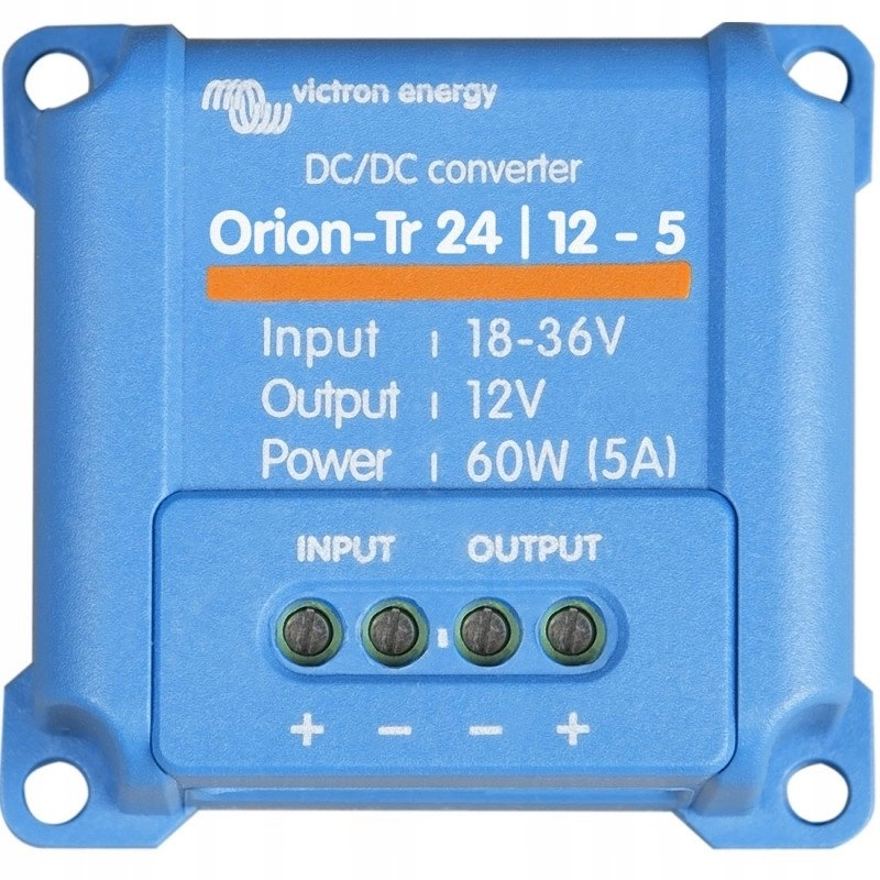 Sprieguma pārveidotājs DC/DC 24V:12V 5A (60W)