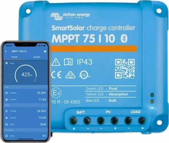 Victron Energy SmartSolar 75/10 Bluetooth charge