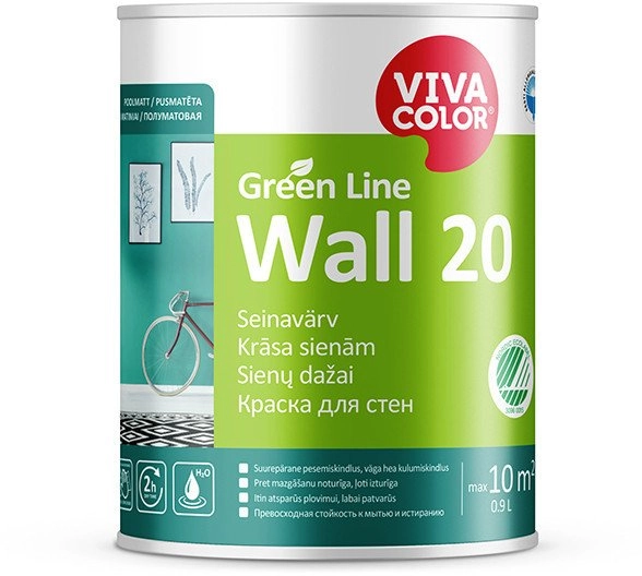 VivaColor PAINT GREEN LINE WALL 20