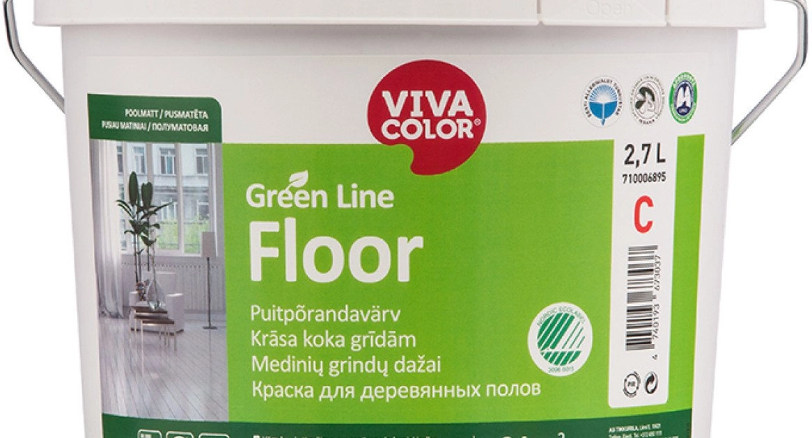 VivaColor PAINT GREEN LINE FLOOR C