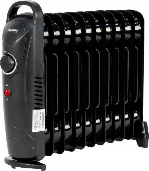 VOLTENO OIL-FILLED RADIATOR 11-FIN 600/1200W BLACK