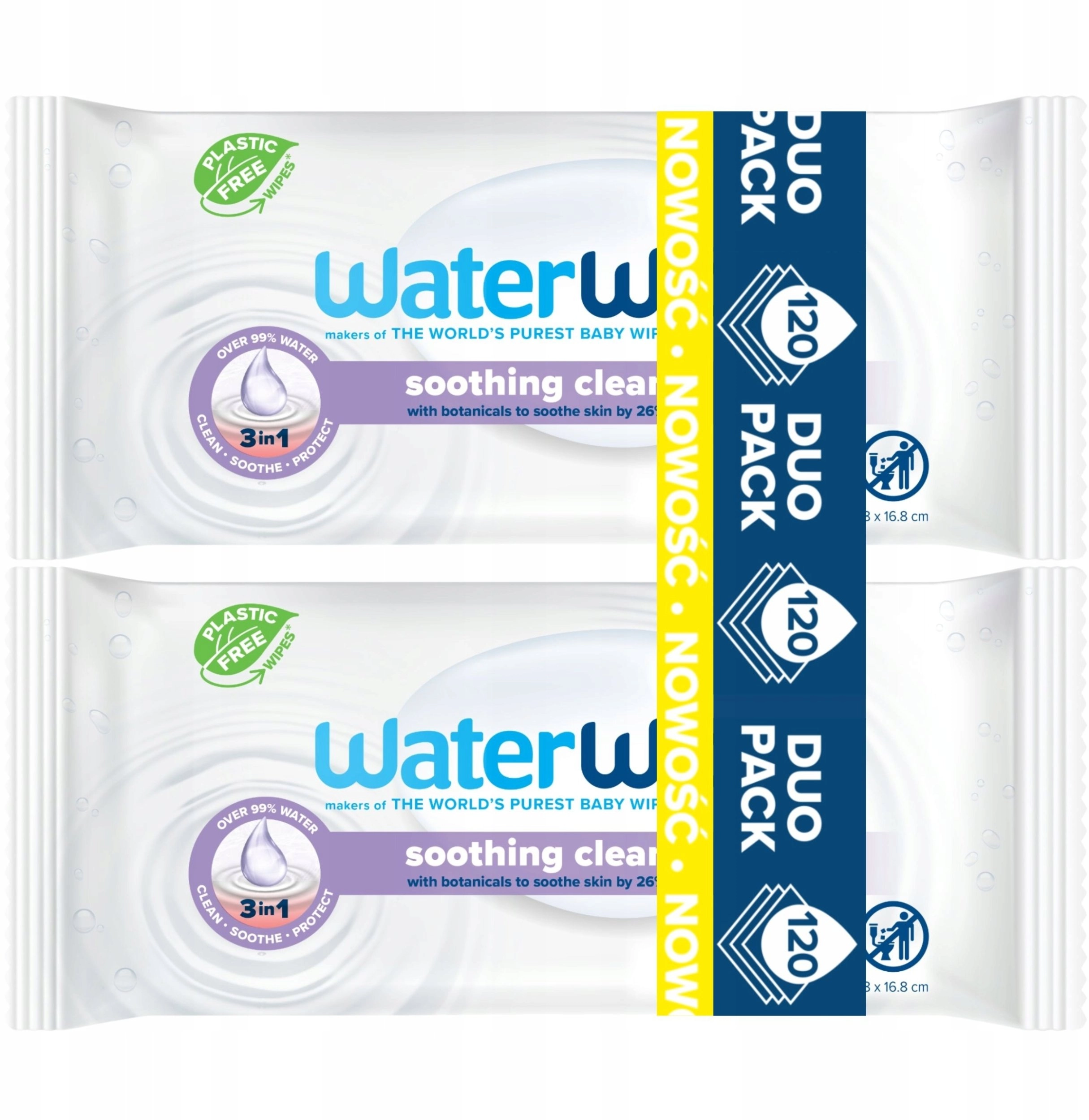 WATERWIPES_Soothing Clean baby wipes with lavender