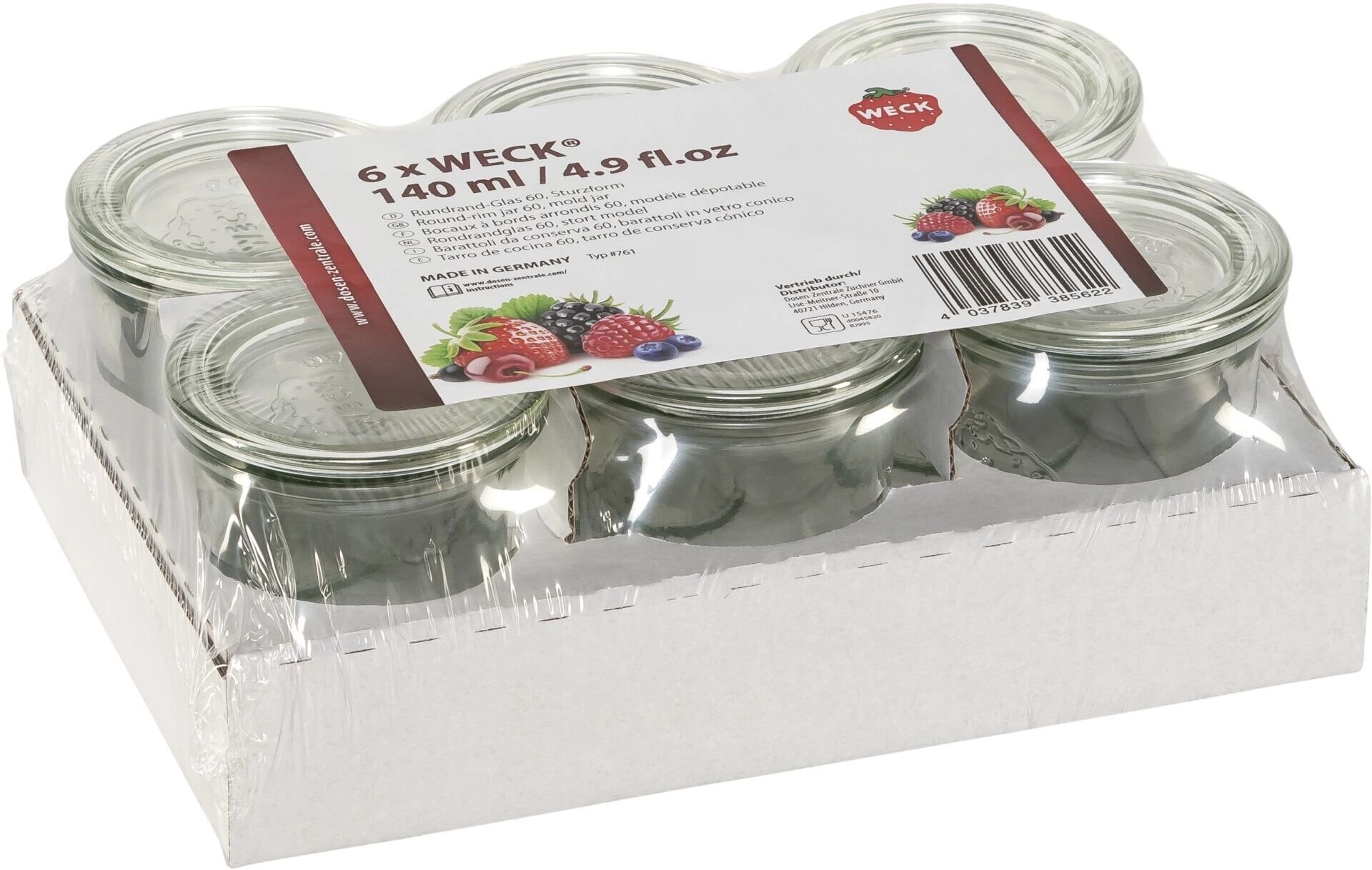 WECK mini tumbler glass 140ml tray
