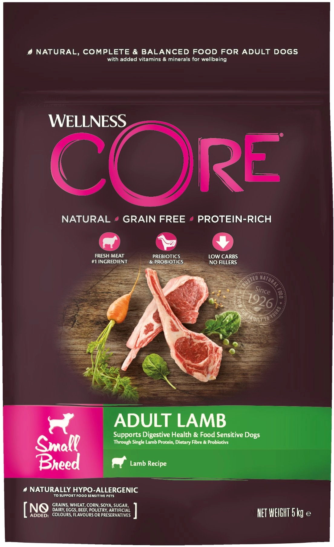 Wellness Core Small Breed Adult Lamb