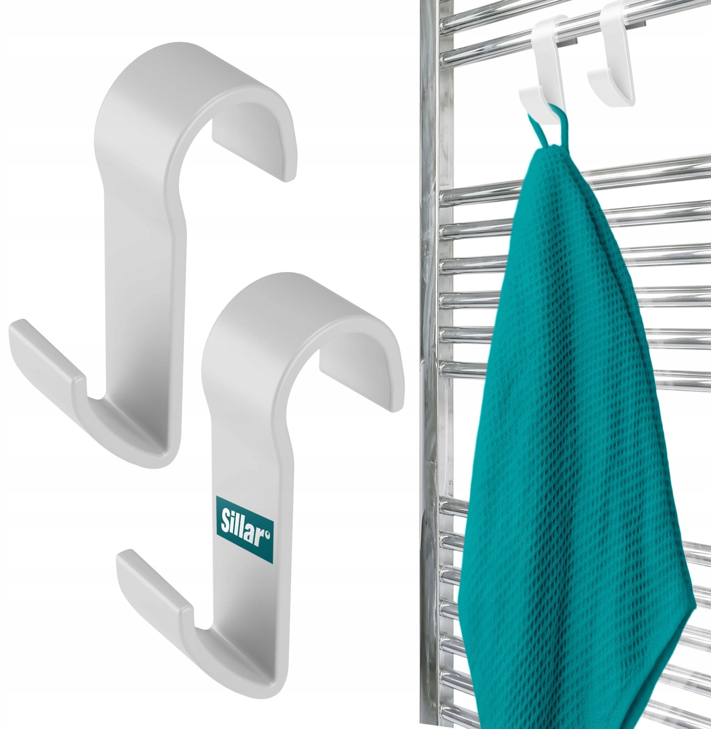 Wessper White radiator hangers - 2