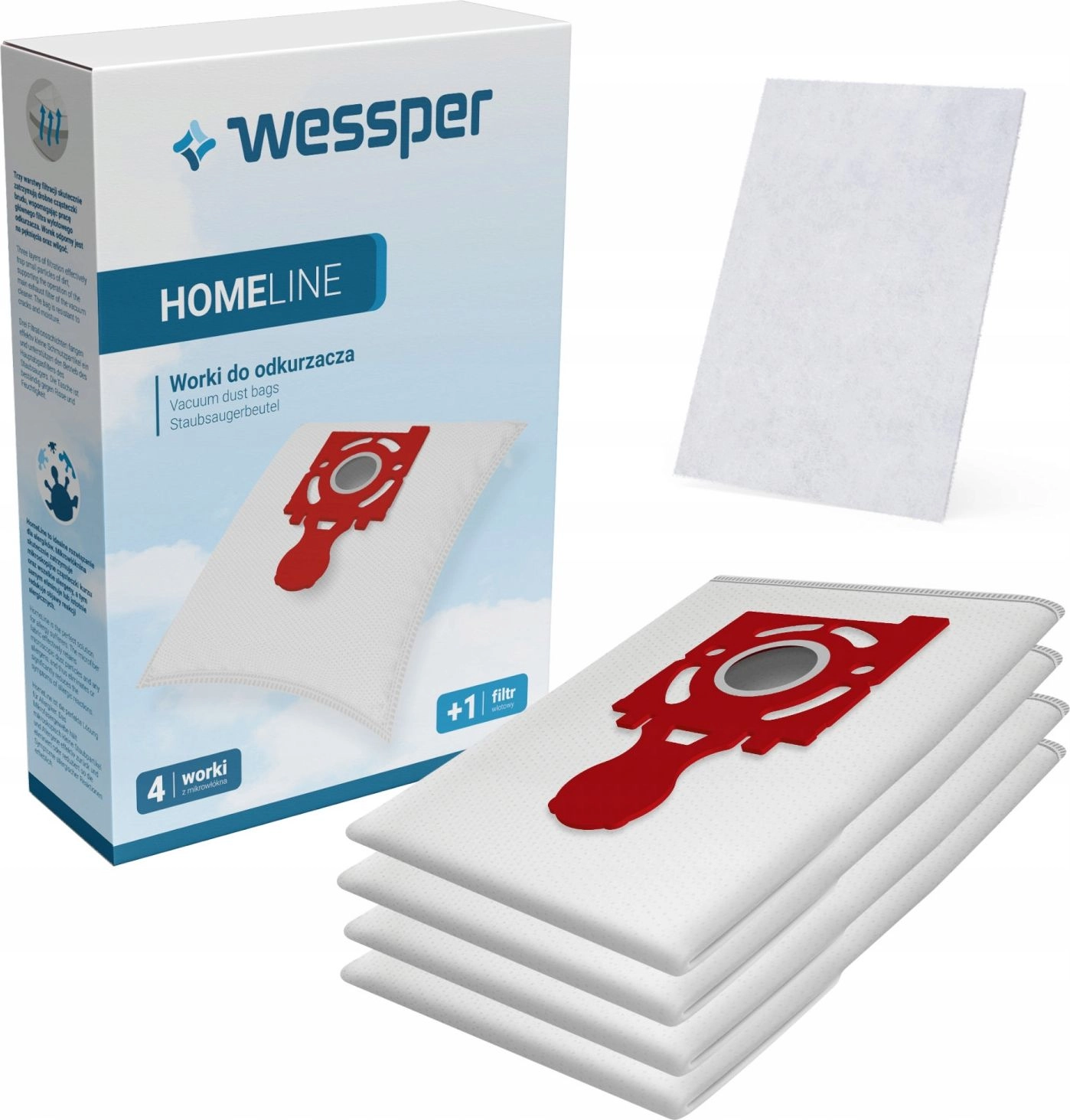 Wessper vacuum cleaner bag for Zelmer