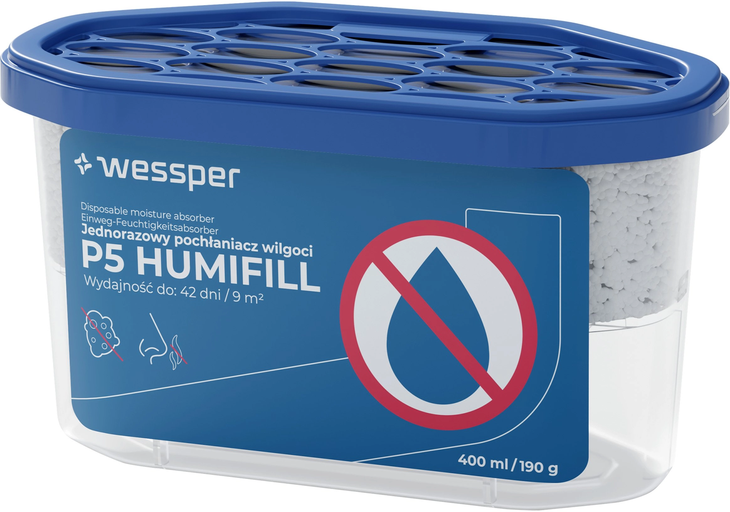 Wessper P5 HUMIFILL Jednorazowy pochłaniacz wilgoci