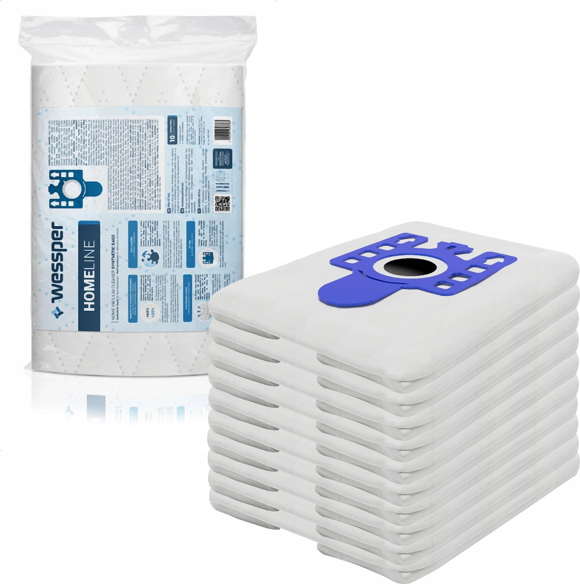 Wessper vacuum cleaner bag 10x bags