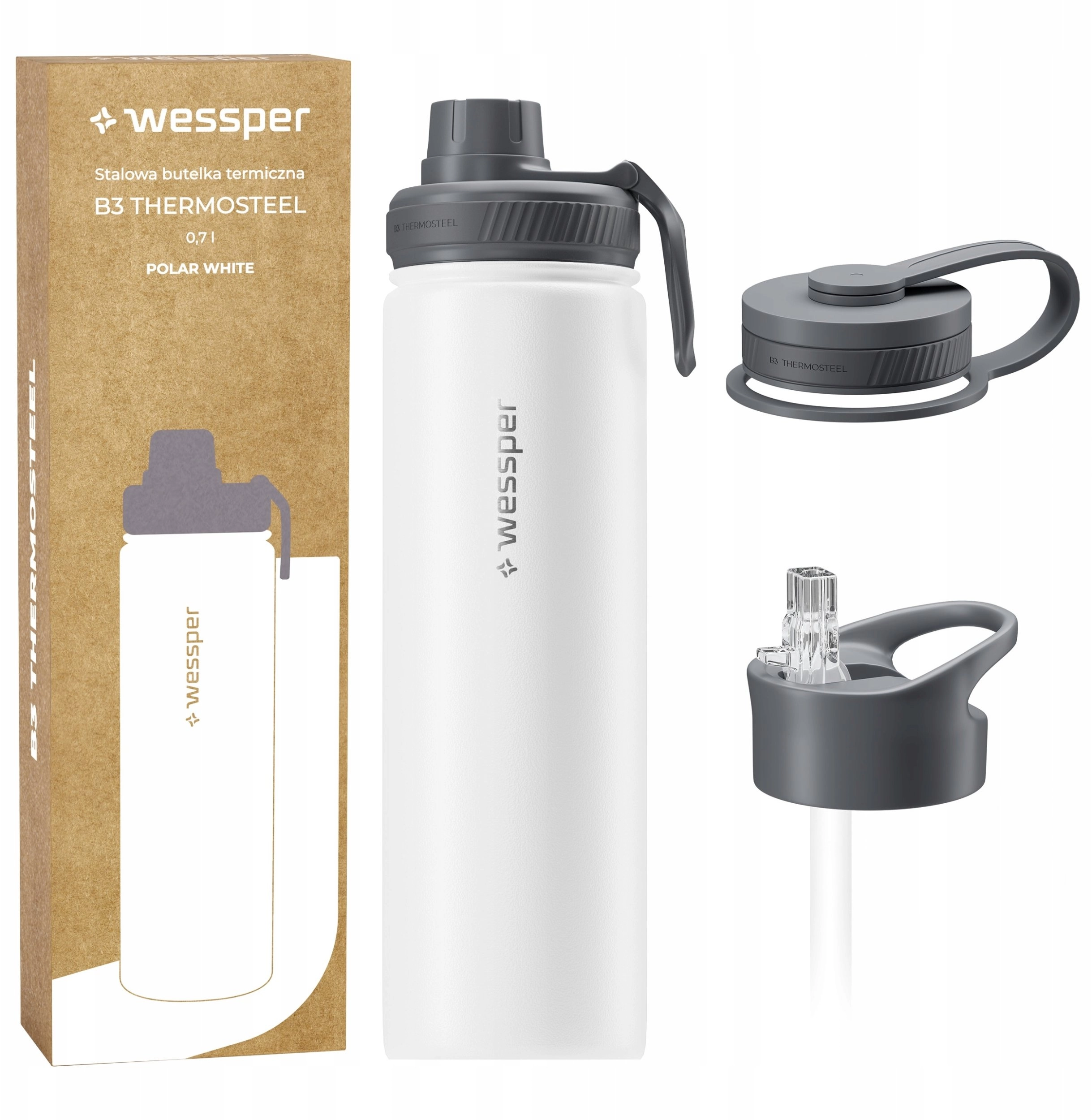 Wessper Butelka termiczna Wessper B3 THERMOSTEEL