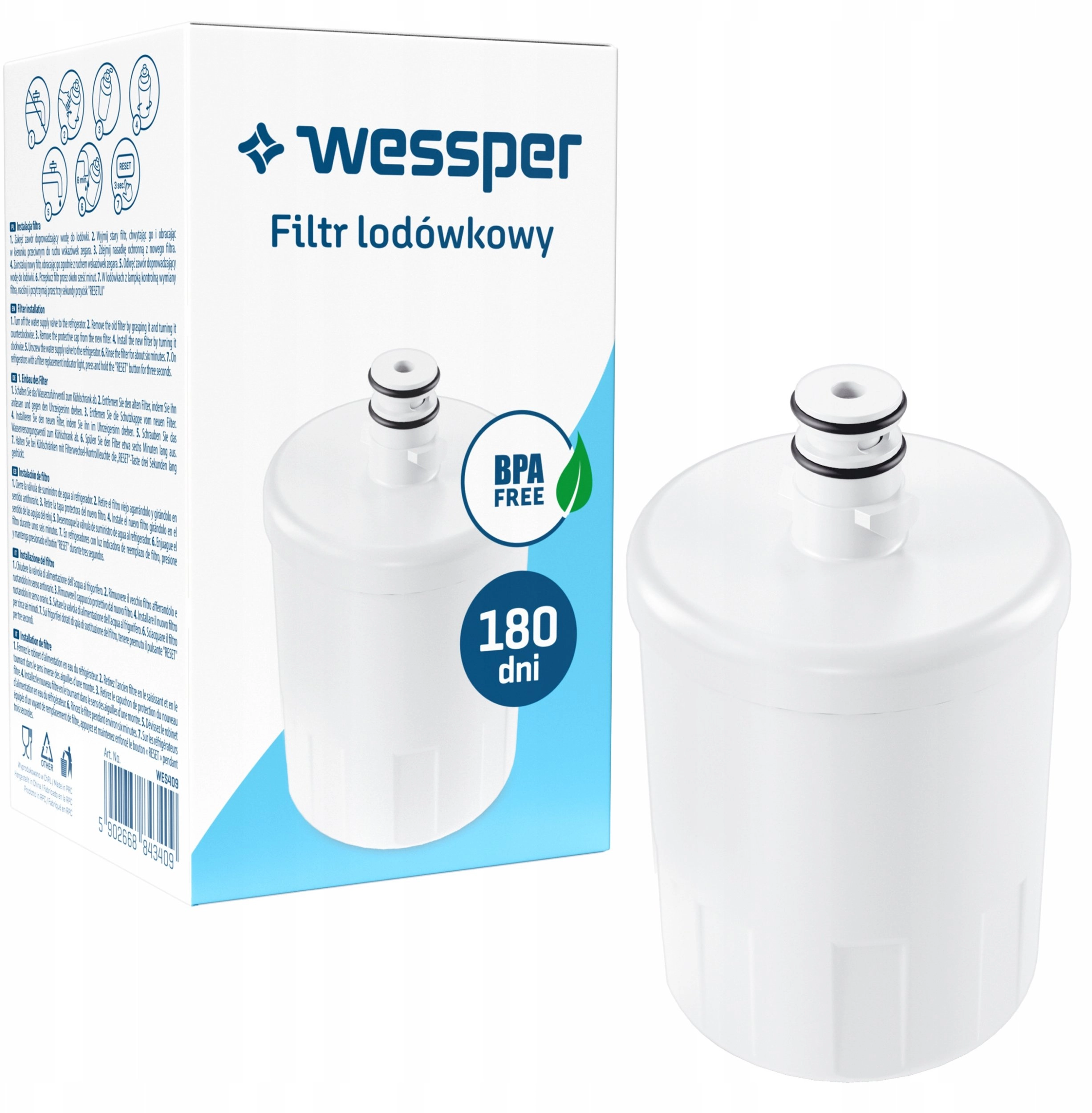 Water filter for LG Kenmore refrigerators