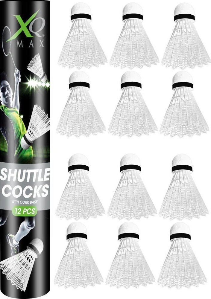 Badminton shuttlecock nylon Xqmax 12 pcs