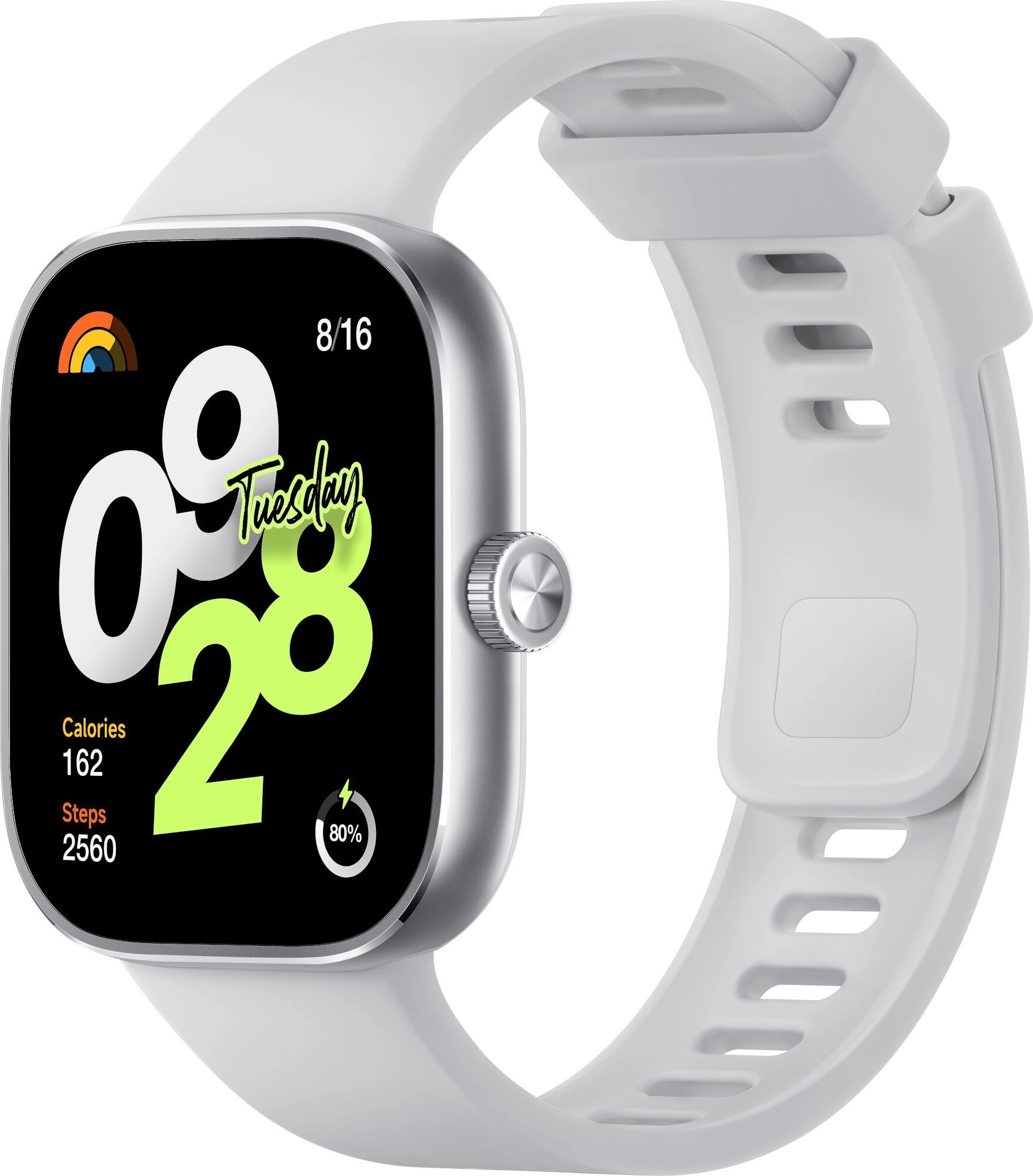 Xiaomi Redmi Watch 4 Smartwatch (silver/white)