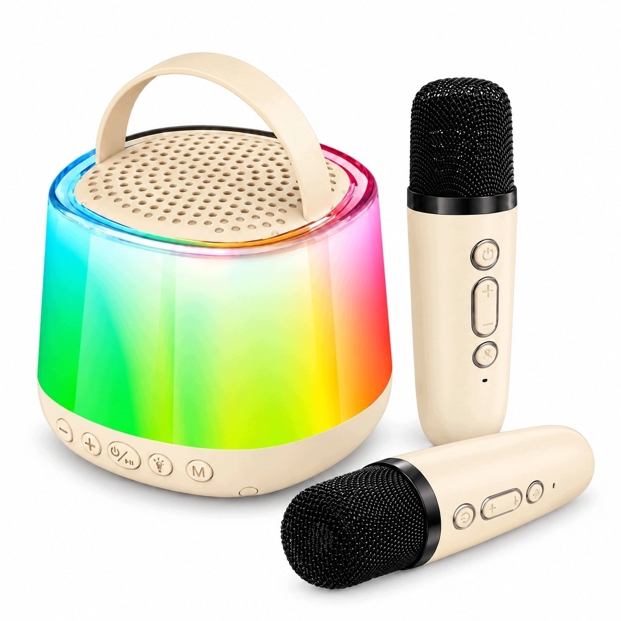 GÅoÅnik Karaoke Bluetooth Rgb Led Zestaw
