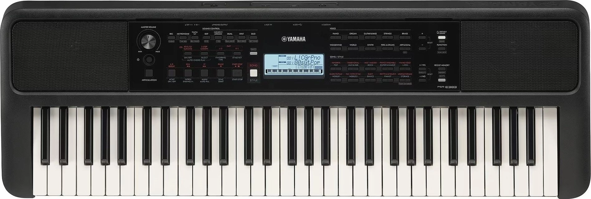 Yamaha PSR-E383 MIDI keyboard 61 keys
