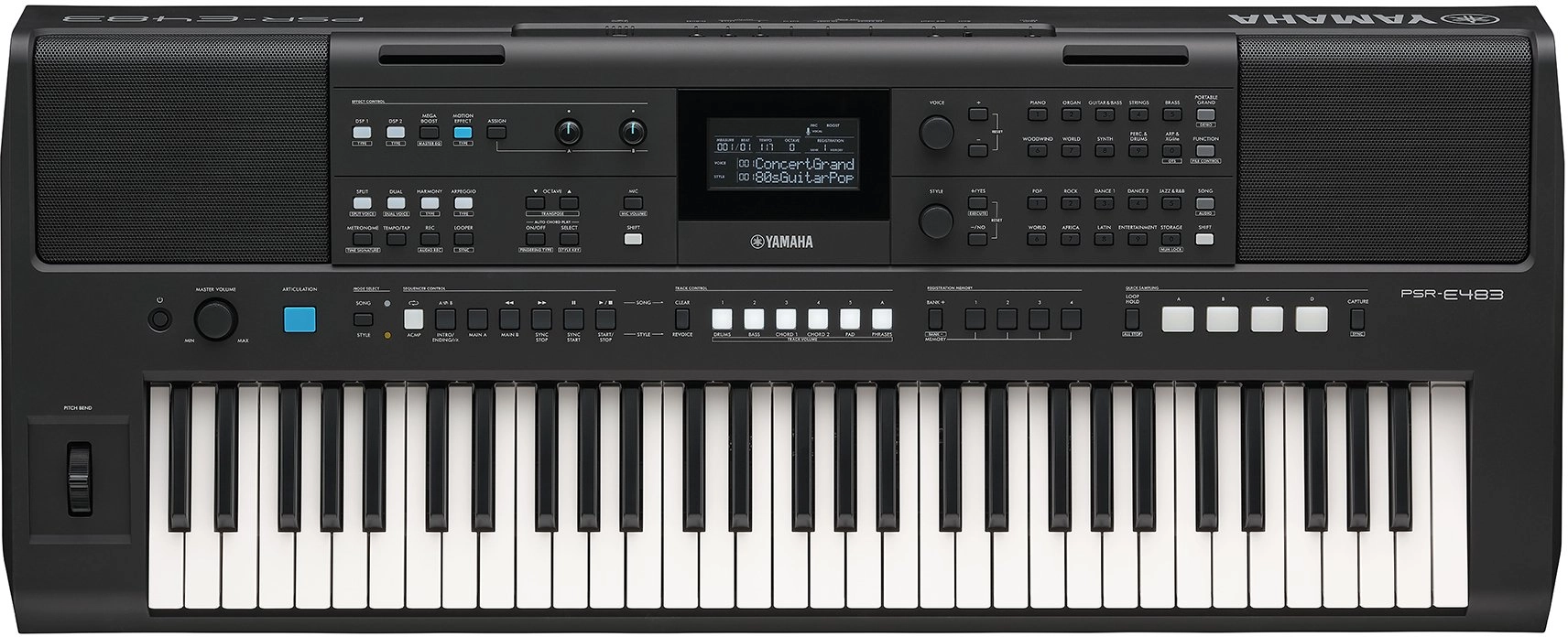 Yamaha PSR-E483 - 61-key portable keyboard