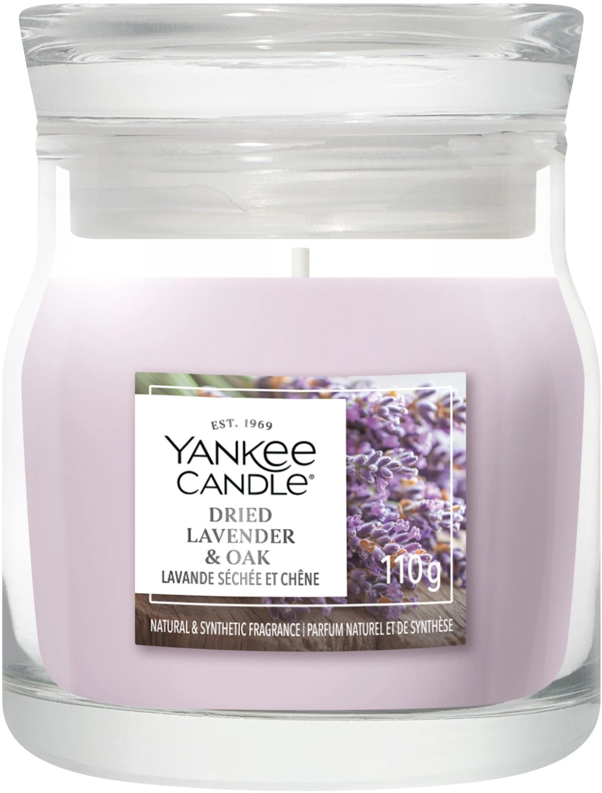 Świeca mała DRIED LAVENDER OAK YANKEE