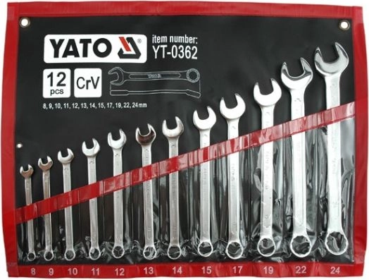Yato Set of combination wrenches 8-24mm