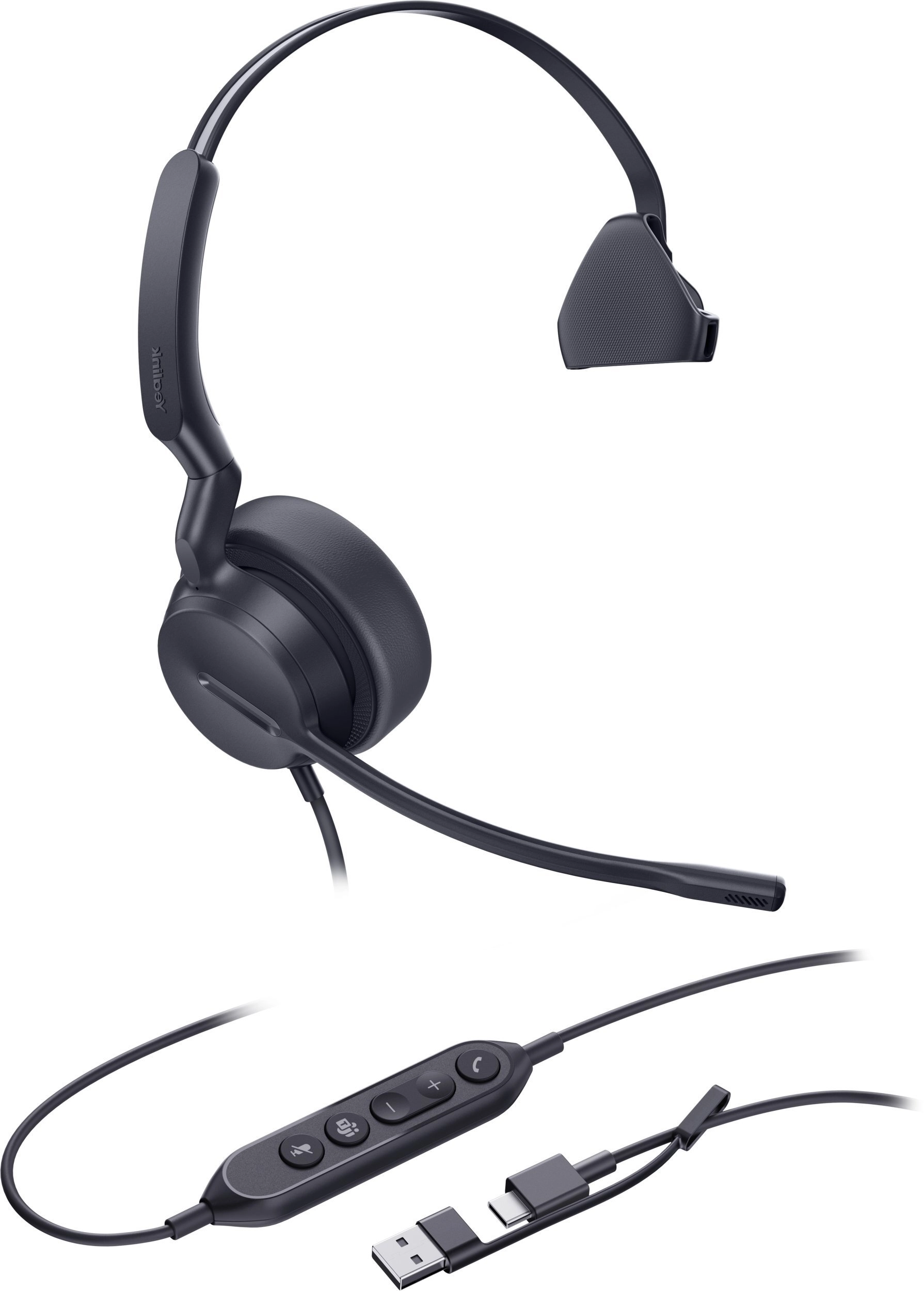 Yealink Headset UH42 Mono USB-C/A 100690492