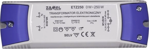 Zamel Transformator elektroniczny 230/11 5V 0-250W