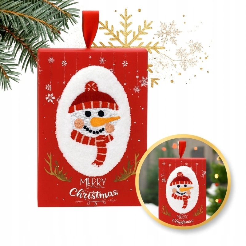 ECarla Christmas towel with Snowman motif