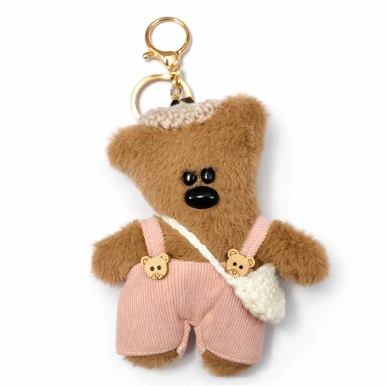 ECARLA Keychain - Brown teddy bear