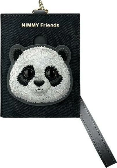 Nimmy Card Wallet Black/Black Big Eyed