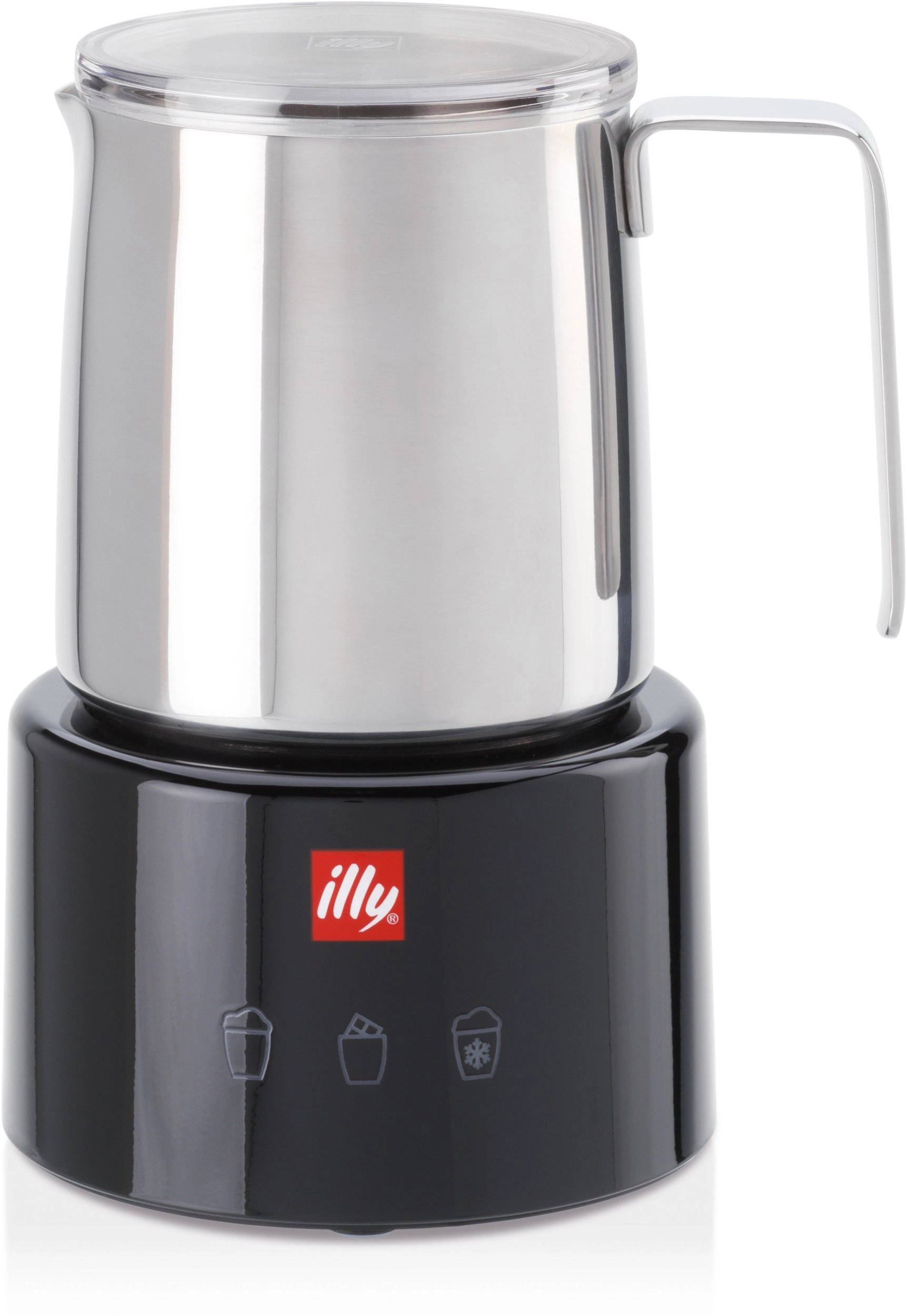 Illy 23760 milk frother/warmer Black  Stainless