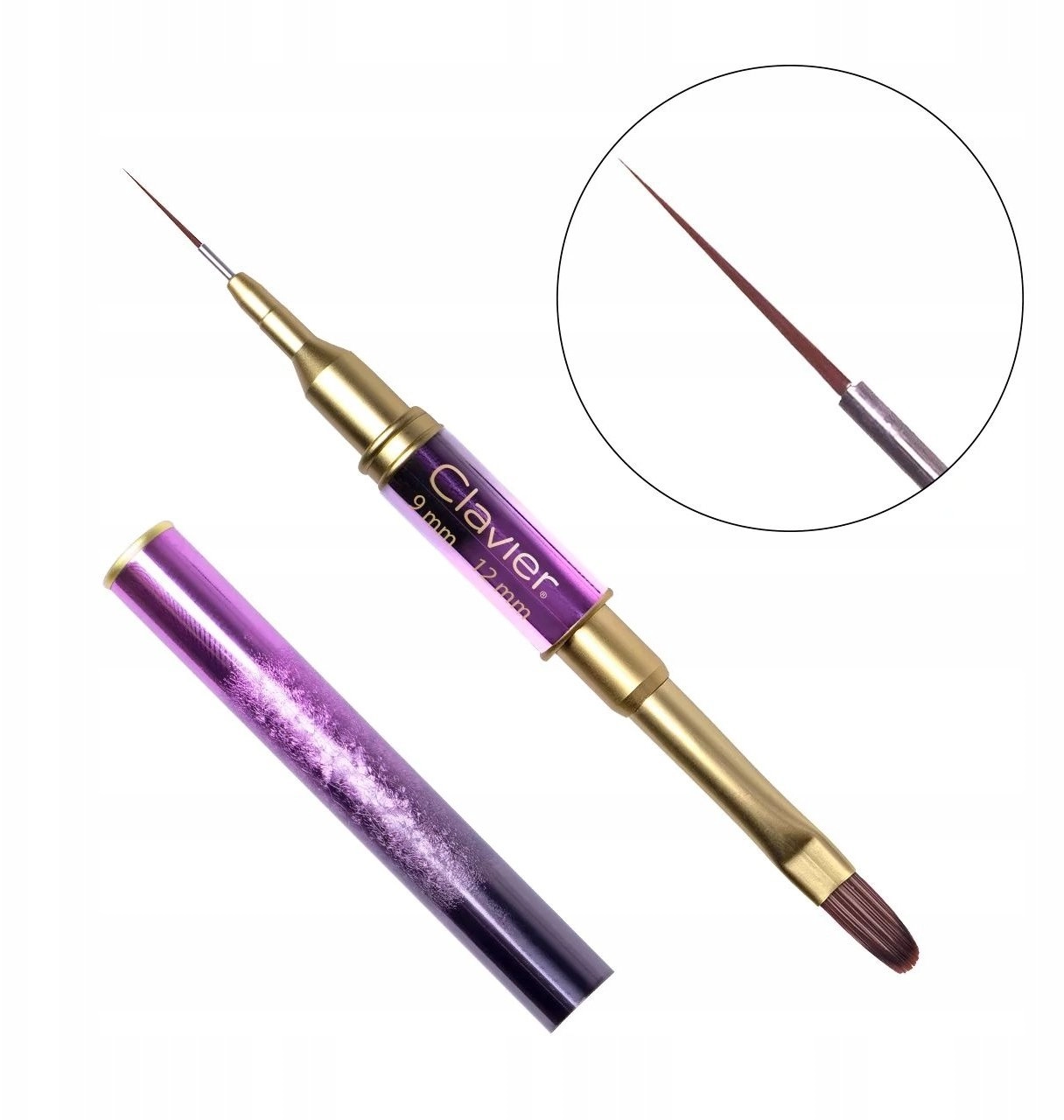 CLAVIER_2-in-1 double-sided brush for decorations and