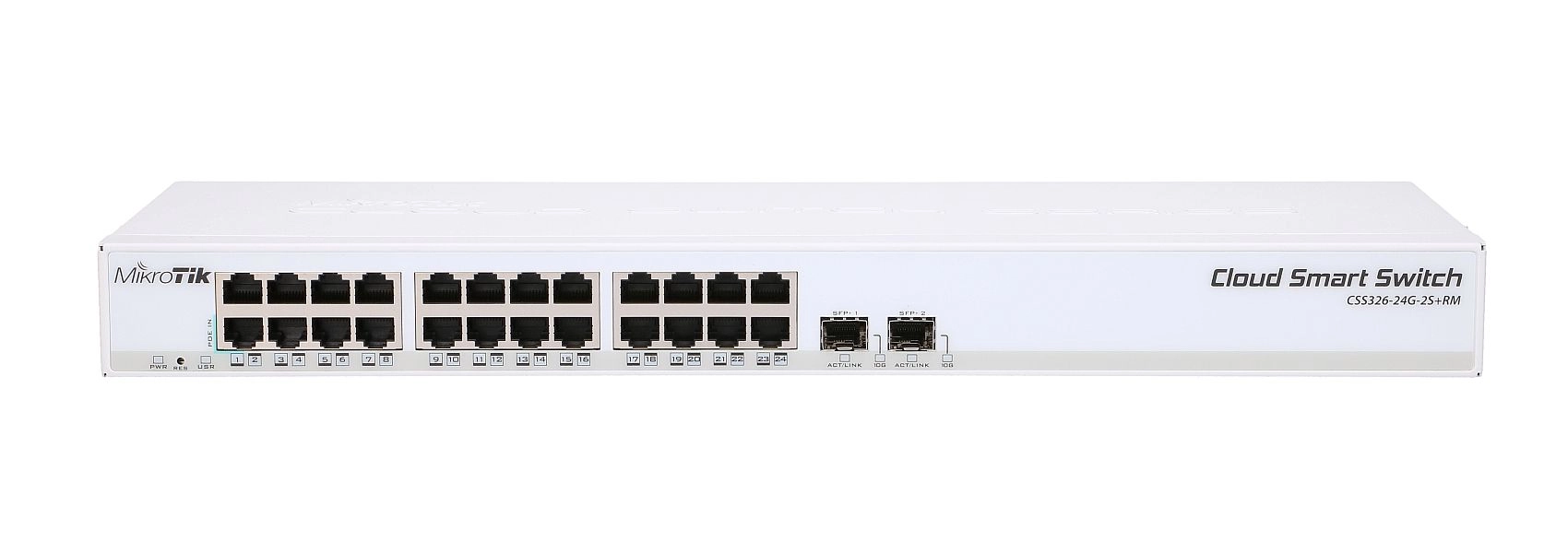 Fork MikroTik Cloud Smart Switch CSS326-24G-2S+RM
