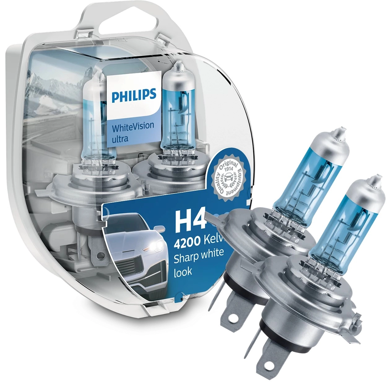 PHILIPS WHITEVISION ULTRA H4 12 V