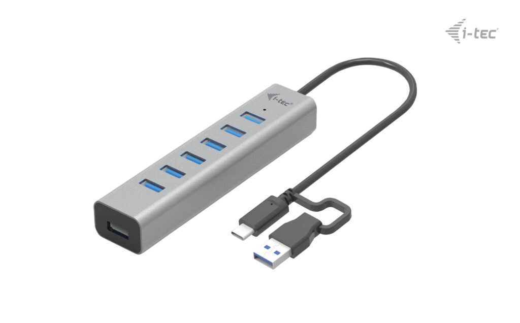 I-tec USB-C/USB-A Charging Metal HUB 7