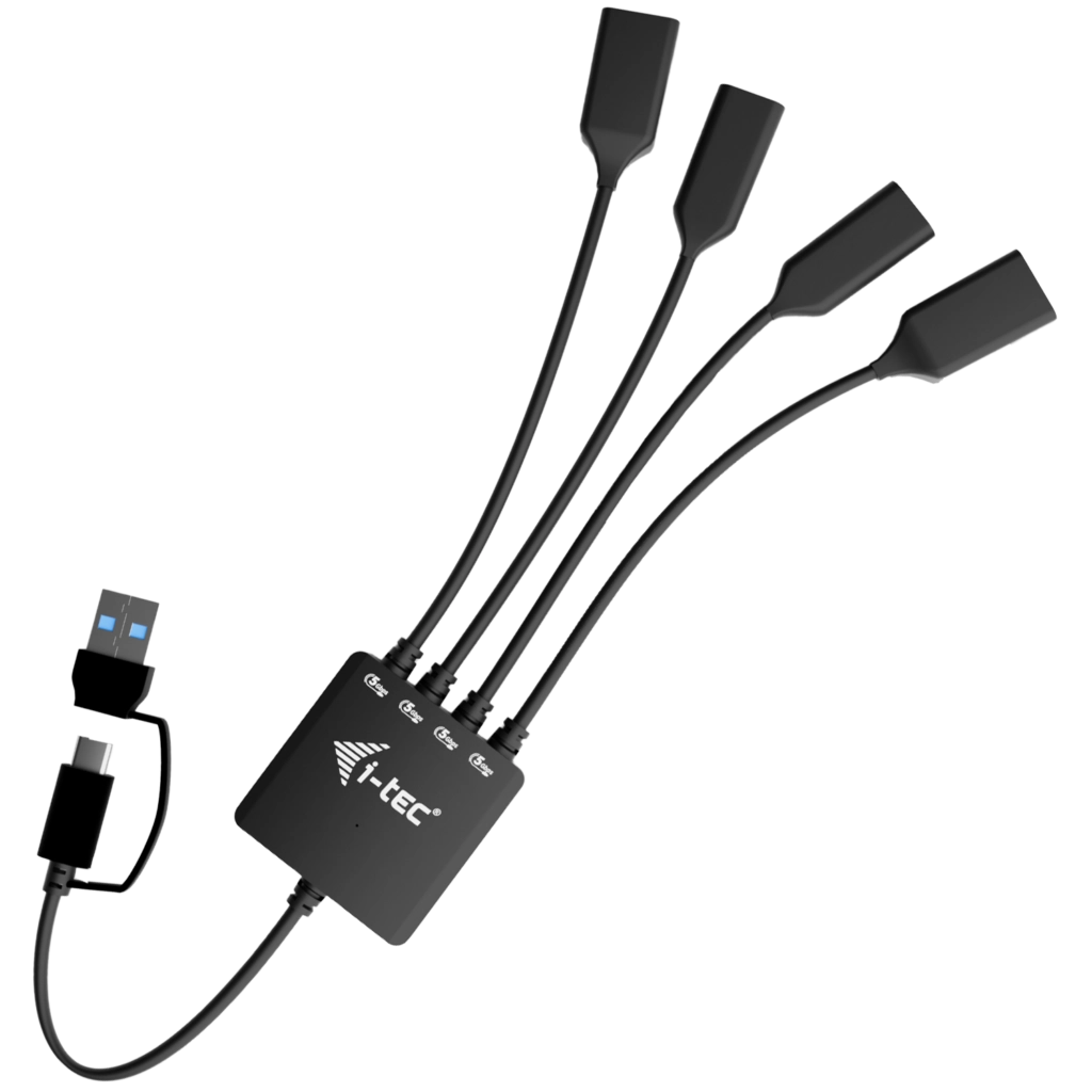 I-tec USB-C/USB-A Cable HUB 4 port