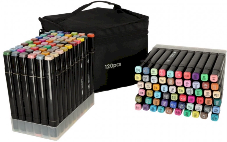 RoGer Double-sided alcohol markers 120pcs 5903039737785