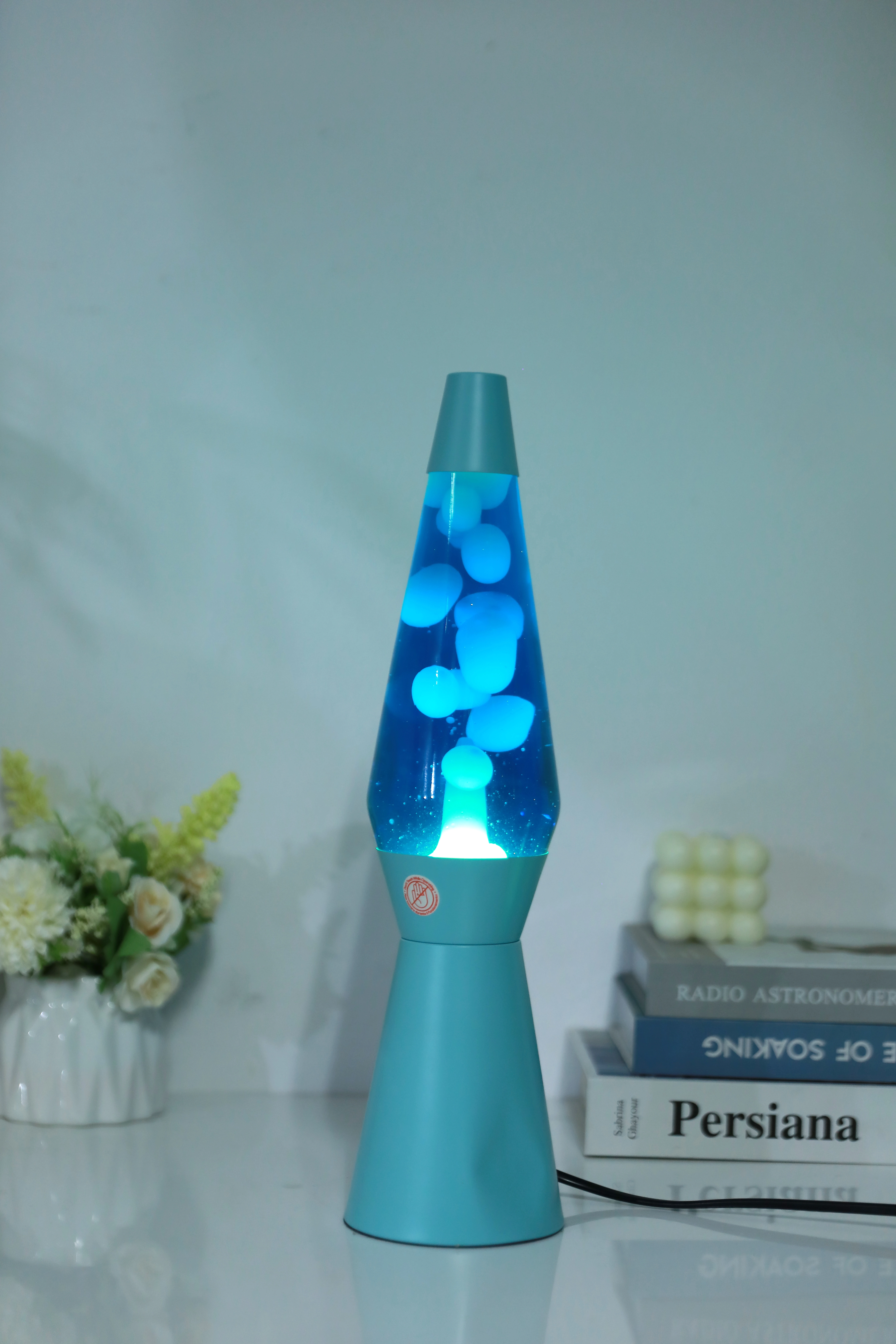 ITotal - Lava Lamp - Blue/White
