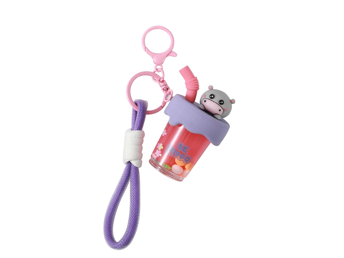 ITotal - Bubble Tea keychain HIPPO