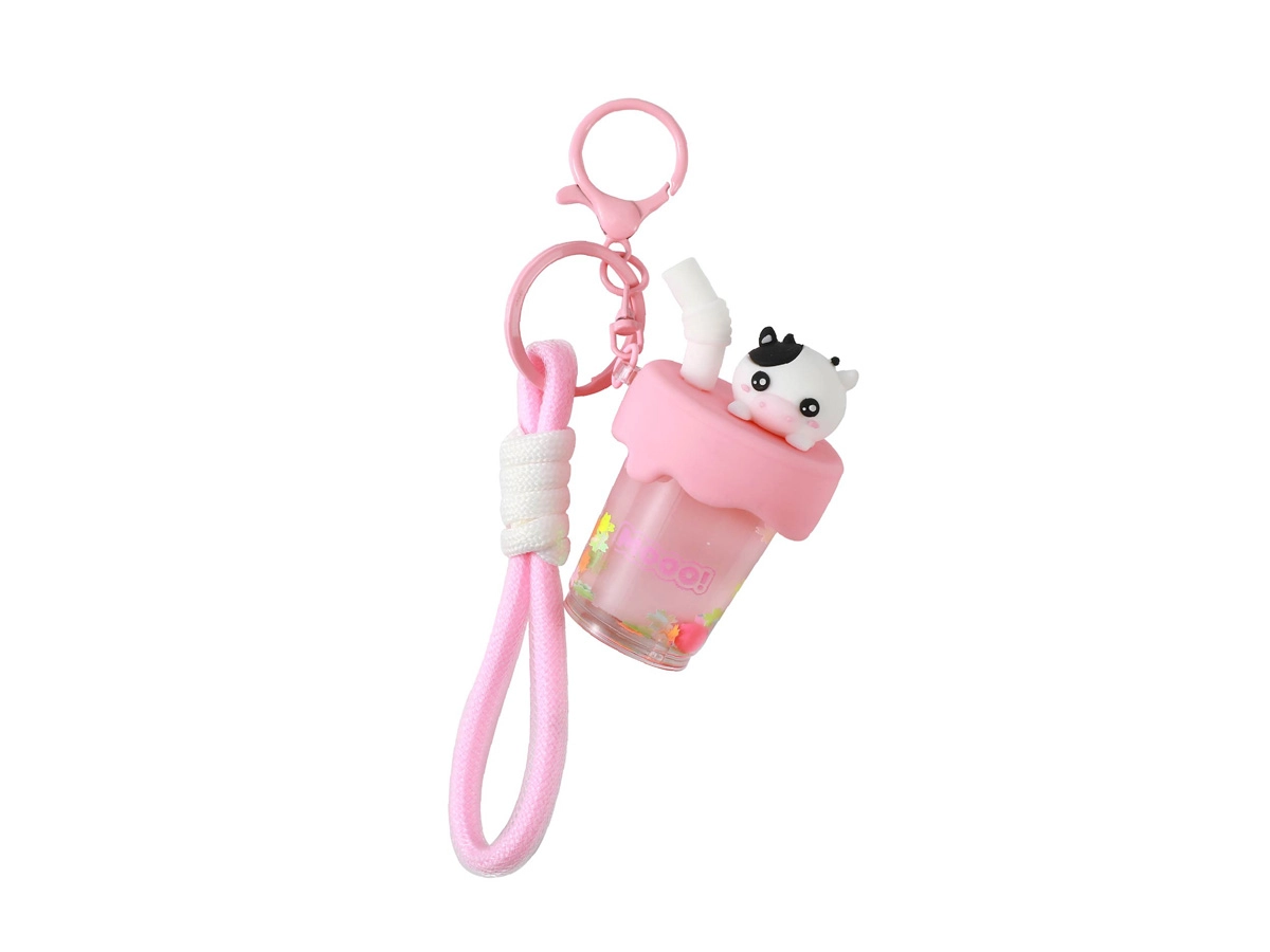 ITotal - Bubble Tea Keychain COW
