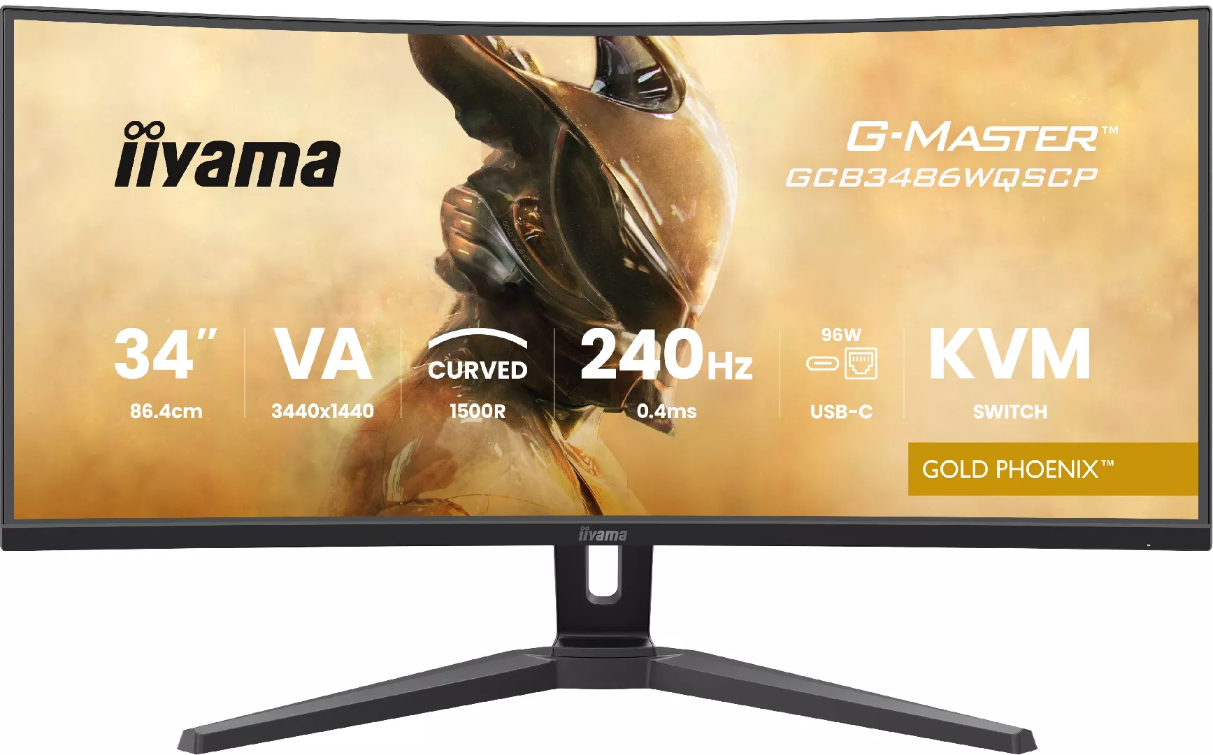 Iiyama G-MASTER GCB3486WQSCP-B1 computer monitor 86