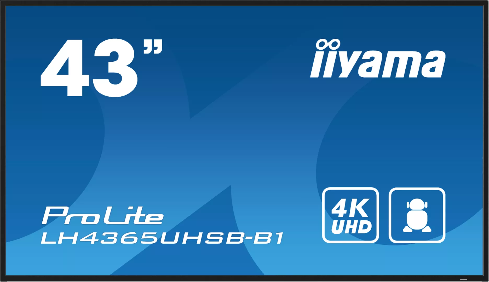 Iiyama LH4365UHSB-B1 Signage Display Kiosk design