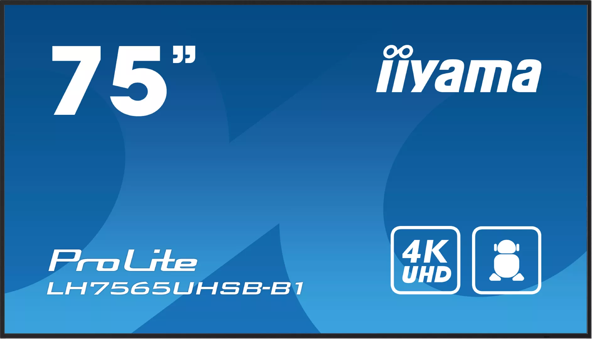 Iiyama LH7575UHS-B1AG Signage Display Digital signage