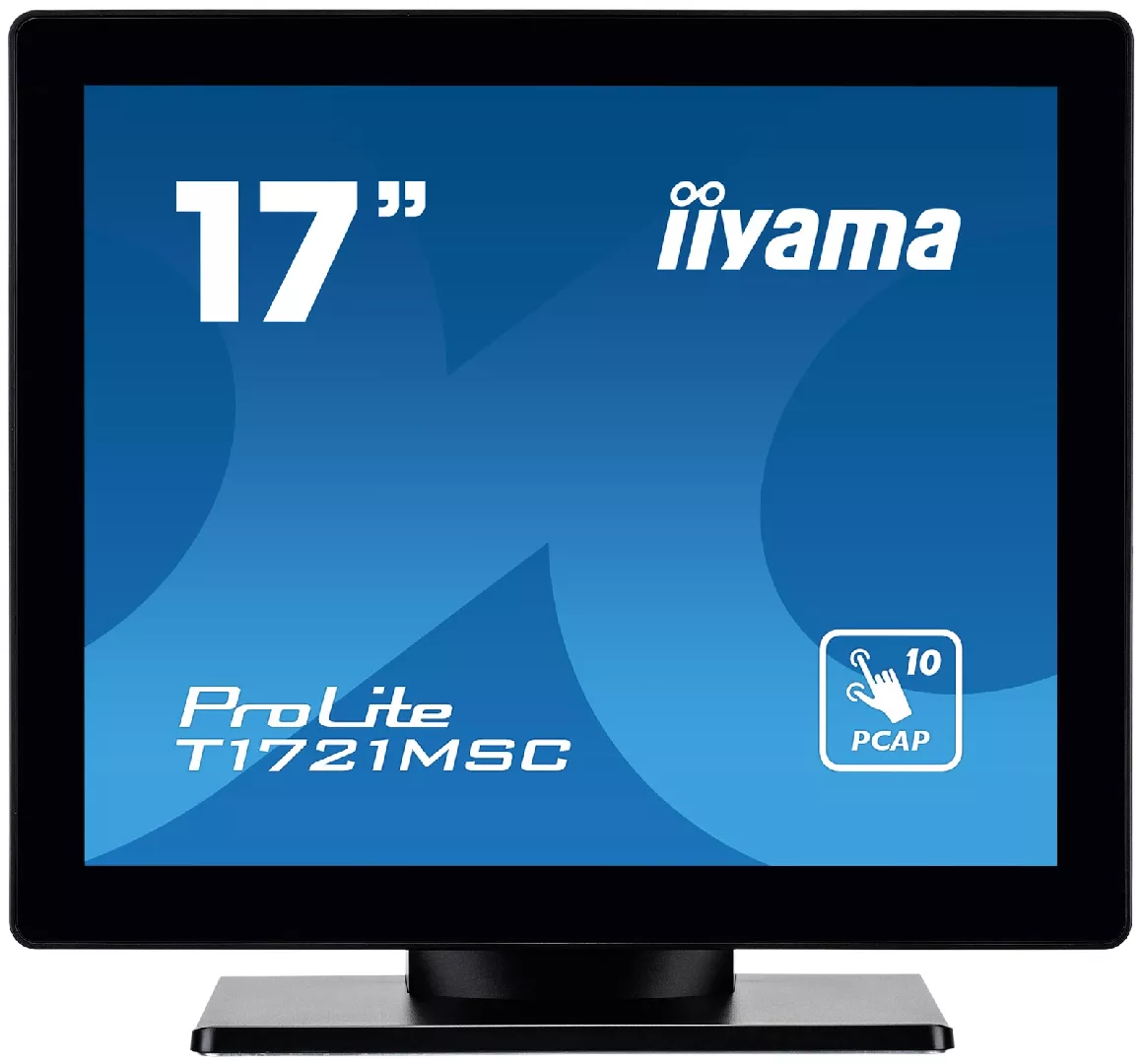 iiyama ProLite T1721MSC-B2 monitori 43,2 cm (17") 1280 x 1024 pikseļi SXGA LED Skārienjūtīgais ekrāns Galda virsma Melns