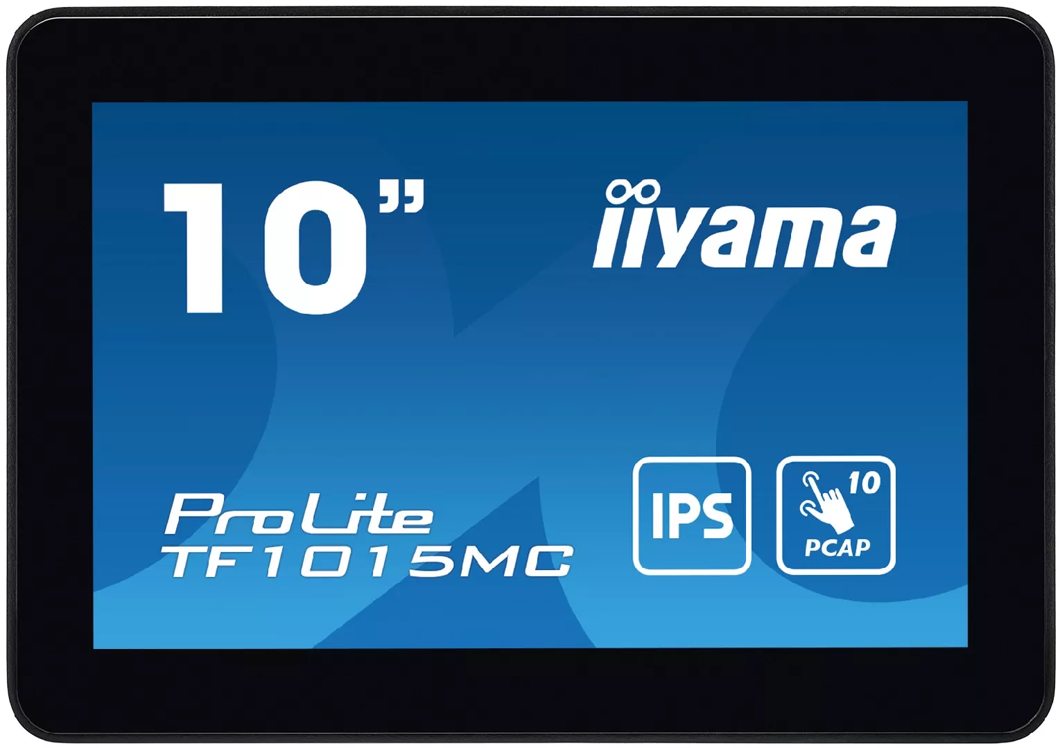 iiyama TF1015MC-B3 monitori 25,6 cm (10.1") 1280 x 800 pikseļi HD LED Skārienjūtīgais ekrāns Melns