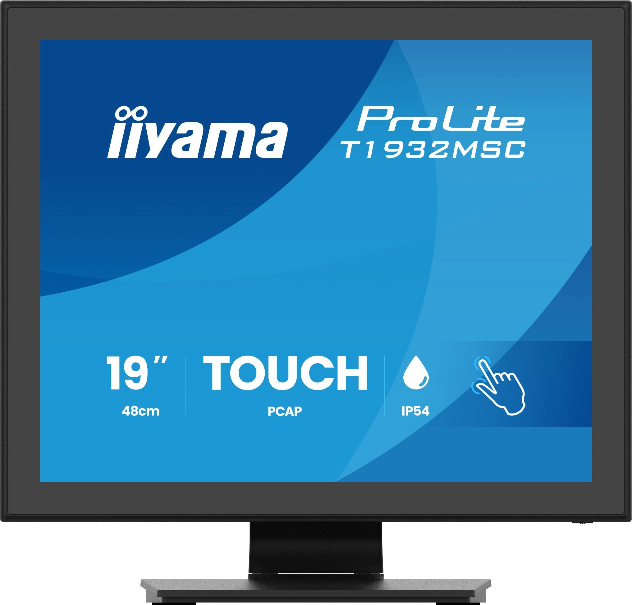 iiyama ProLite T1932MSC-B2S monitori 48,3 cm (19") 1280 x 1024 pikseļi SXGA LED Skārienjūtīgais ekrāns Melns