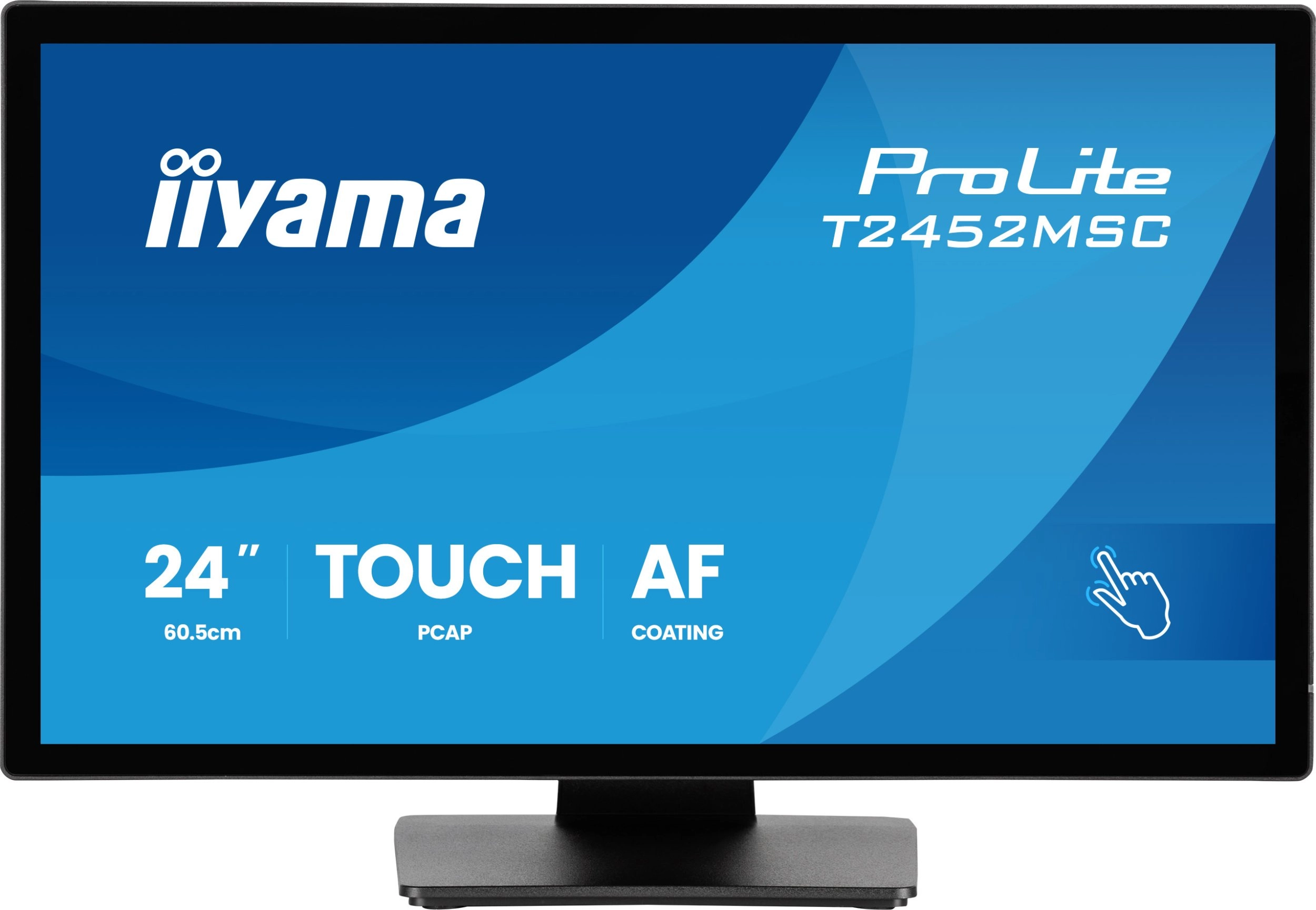 iiyama ProLite T2452MSC-B2 monitori 61 cm (24") 1920 x 1080 pikseļi Full HD Skārienjūtīgais ekrāns