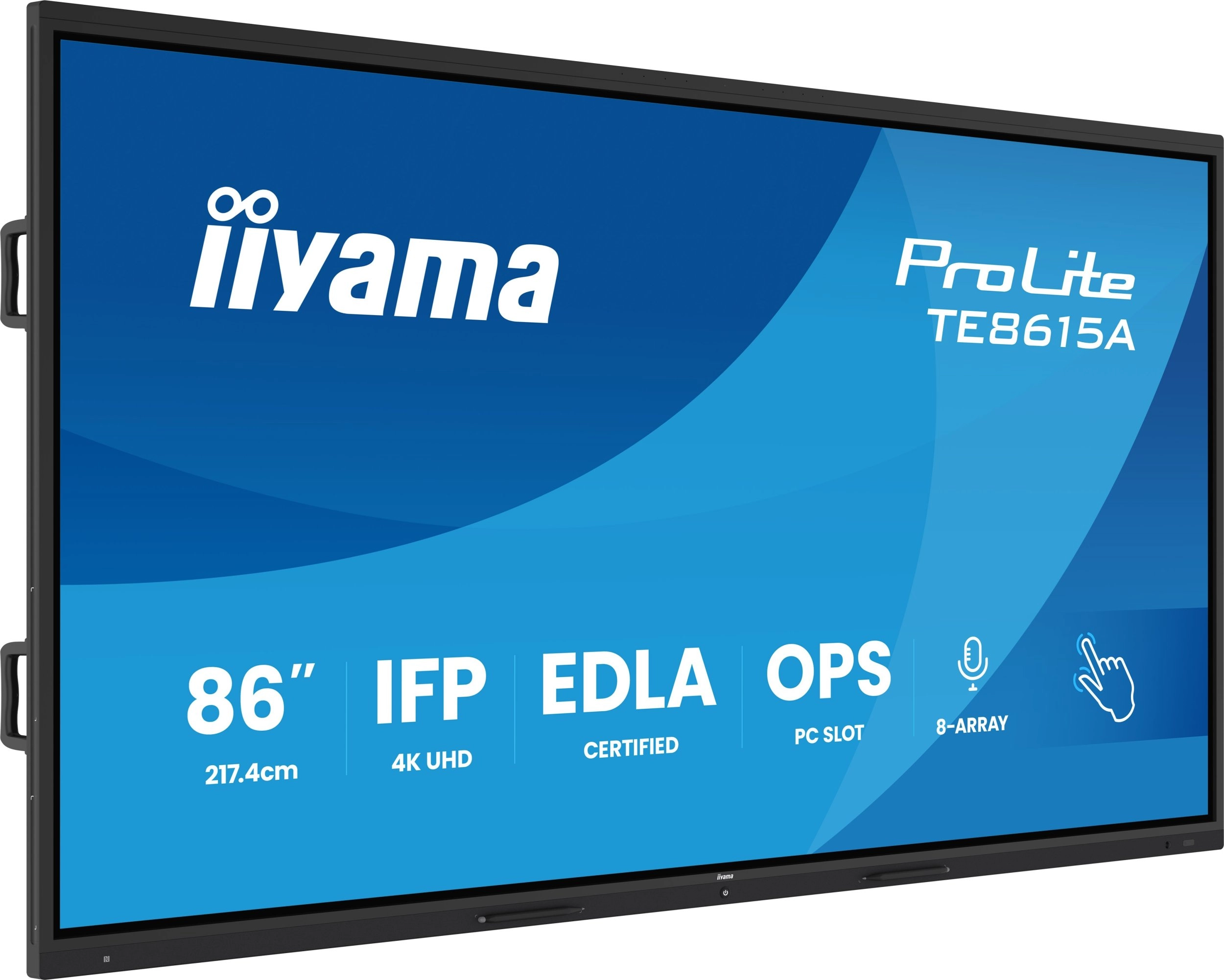 IIYAMA 217,4 cm (86 collas) TE8615A-B2AG 16:9 M-Touch 2xHDMI+2 USB-C (Speditionsversand)