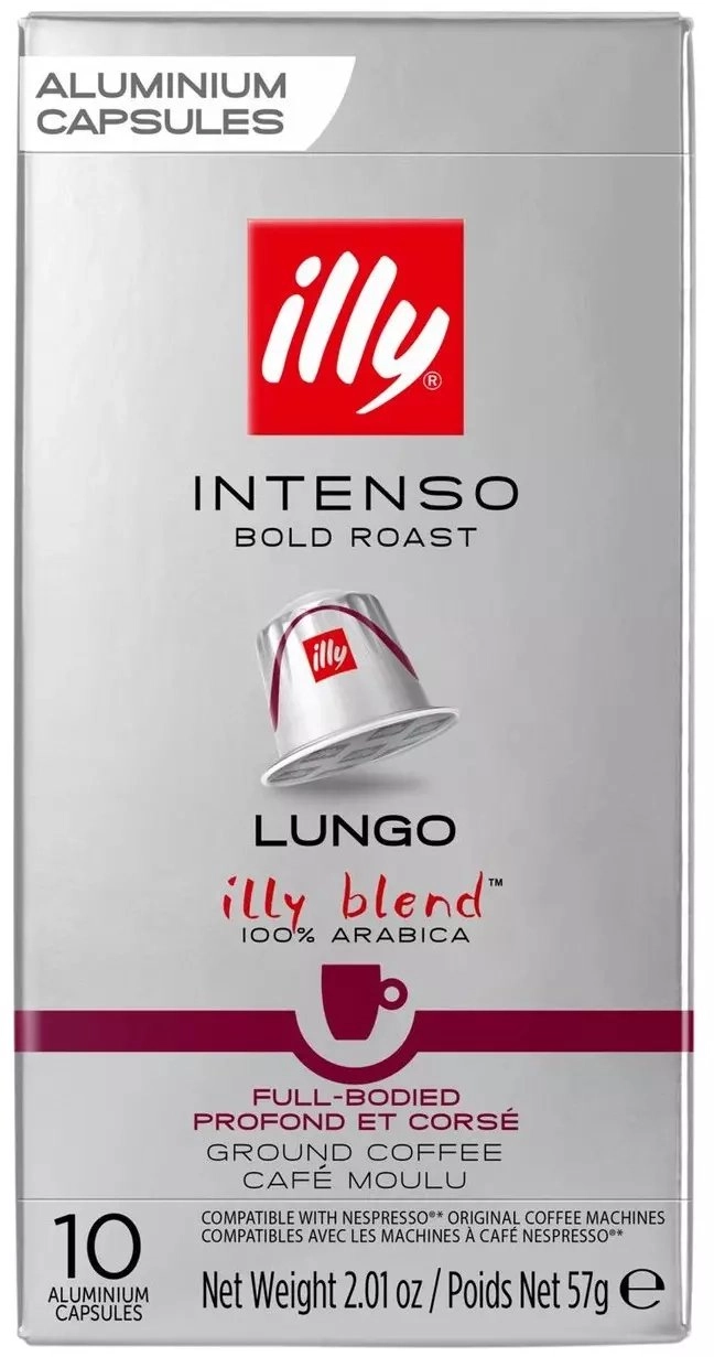Illy Capsules for Nespresso Intenso Lungo